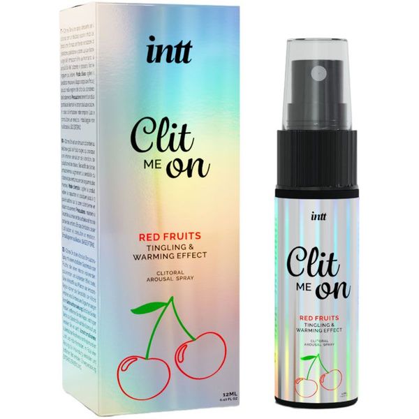 Возбуждающий спрей для клитора Intt Clit Me On Red Fruits Warming Effect 12 мл, согревающий эффект SO8393 фото