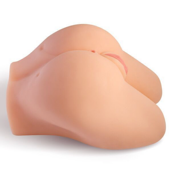 Мастурбатор-полуторс с вибрацией Real Body Real Kelly, вагина и анус, 24х17,5 см SO9950 фото