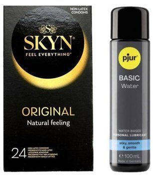 Комплект SKYN Original 24 шт + Pjur Basic Waterbased 100 мл  SOS13244 фото
