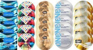 Набор из 25 шт One Oasis Premium + ONE Ribs + ONE Vanish + ONE Sensitive + ONE Banana SOS8447 фото