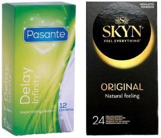 Набір з SKYN ORIGINAL 24 ШТ. + Pasante Infinity Delay, 12 шт SOS8069 фото