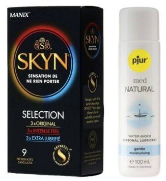 Комплект Skyn Selection 9 шт + Pjur MED Natural Glide 100 мл SOS13145 фото
