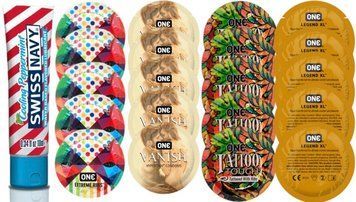Набор из SwissNavy CoolingPeppermint 10мл + ONERibs + ONE Vanish + ONETattoo + ONE Legend XL SOS8610 фото