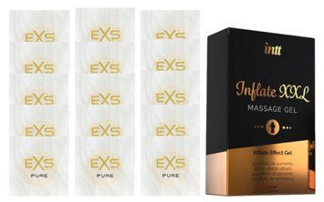 Комплект EXS Pure15 шт + Intt Inflate XXL, 15 мл SOS14850 фото