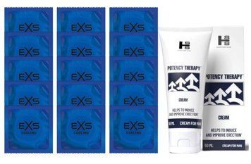Комплект EXS Cooling 15 шт + Potency Therapy Cream (50 мл) SOS14603 фото