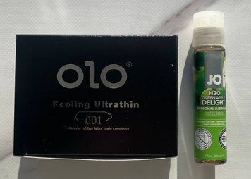 Комплект OLO Feeling Ultrathin 001 10 шт + Смазка System JO H2O &mdash; Green Apple (30 мл) SOS2176 фото