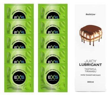 Комплект: EXS EXTREME 10 шт. + Лубрикант Satisfyer Tasteful Tiramisu 300 мл SOS11500 фото