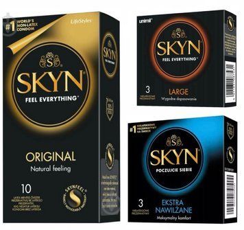 Комплект: SKYN Original 10 шт. + Skyn ​​Large 3 шт. + Skyn ​​Extra Lube 3 шт. SOS11841 фото