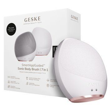 Ультразвуковая щетка для тела и интенсивный пилинг GESKE Sonic Body Brush&Intensive Exfoliator 7в1 starlight HB0359 фото