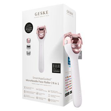 Электронный роллер для лица с микроиглами GESKE MicroNeedle Face Roller 9в1 starlight HB0187 фото