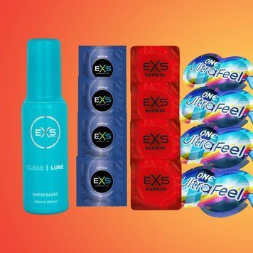 Комплект 18 штук EXS+ONE - Лубрикант EXS Clear Lube, 100 мл SOS4766 фото
