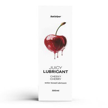 Лубрикант на водной основе Satisfyer Juicy Lubricant Cheeky Cherry water based 300 мл SX2728 фото