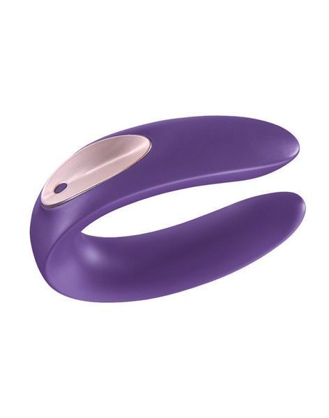 Вибратор для пар Satisfyer Double Plus Remote с пультом ДУ и двумя моторчиками. SO2021 фото