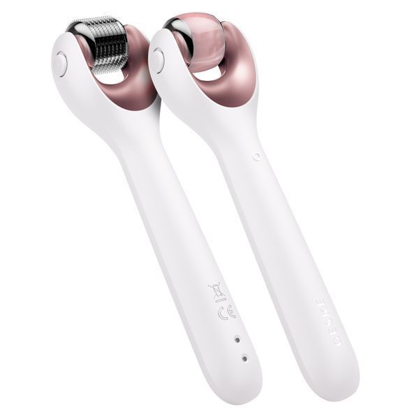 Электронный роллер для лица с микроиглами GESKE MicroNeedle Face Roller 9в1 starlight HB0187 фото
