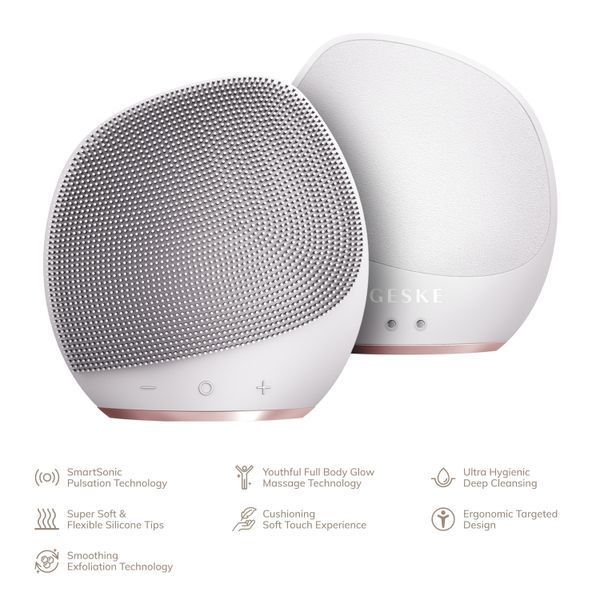 Ультразвуковая щетка для тела и интенсивный пилинг GESKE Sonic Body Brush&Intensive Exfoliator 7в1 starlight HB0359 фото