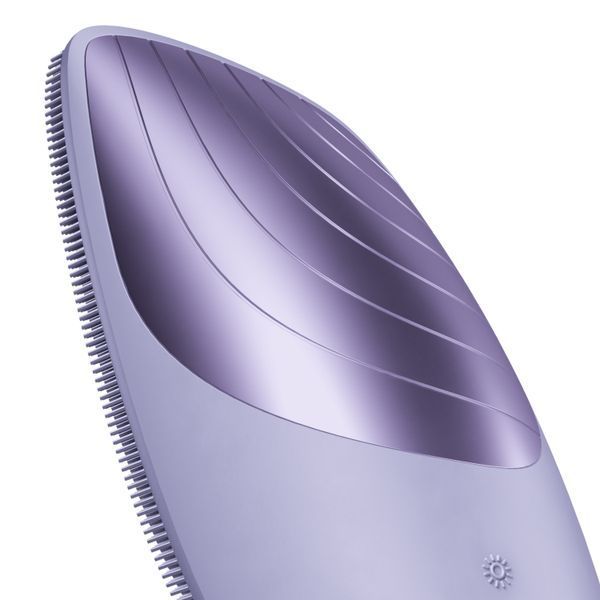 Электронная звуковая термо щетка для лица GESKE Sonic Thermo Facial Brush 6в1 purple HB0079 фото