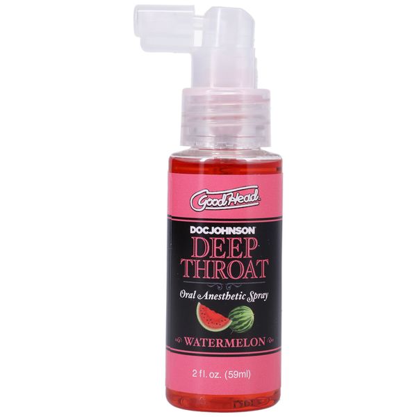 Спрей для мінету Doc Johnson GoodHead DeepThroat Spray - Watermelon 59 мл для глибокого мінету SO3491 фото