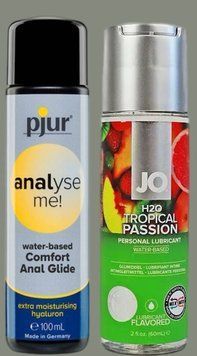 Набір лубрикантів pjur analyse me! Comfort water glide 100 мл + System JO Tropical Passion (60 мл) LB980 фото