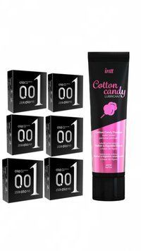 Комплект: Лубрикант Intt Cotton Candy (100мл) + 18 шт. OLO Feeling Ultrathin SOS11251 фото