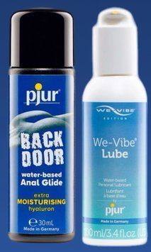 Набор лубрикантов pjur backdoor Comfort water glide 30 мл + pjur We-Vibe Lube 100 мл LB318 фото