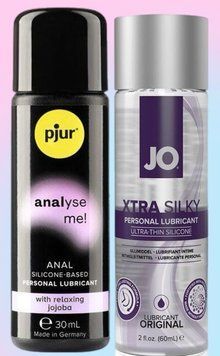 Набор лубрикантов pjur analyse me! Relaxing jojoba silicone 30 мл + System JO Xtra Silky Silicone (60 мл) LB563 фото