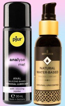 Набор лубрикантов pjur analyse me! Relaxing jojoba silicone 30 мл + Sensuva Natural Water-Based (57 мл) LB638 фото