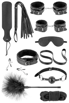 Набор БДСМ-аксессуаров Fetish Tentation BDSM Kit &ndash; 10 предметов для удовольствия SX1092 фото