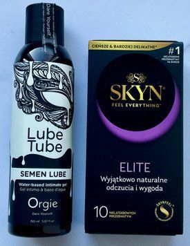 Набор SKYN Elite 10 шт. - Лубрикант SEMEN LUBE intimate gel, 150 мл Orgie SOS3337 фото
