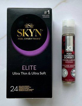 Комплект SKYN Elite 24 штук - Лубрикант System JO H2O &mdash; Raspberry Sorbet (30 мл) SOS2815 фото