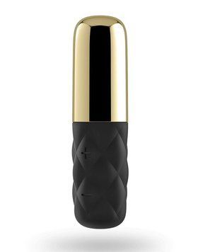 Мощный мини-вибратор Satisfyer Mini Lovely Honey Gold со съемным колпачком, 15 режимов работы SO3106 фото