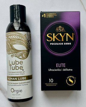 Набор Skyn ​​Elite 10 шт. - Лубрикант ORGIE HUMAN LUBE intimate gel, 150 мл SOS2959 фото