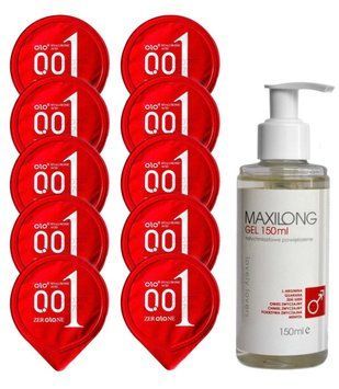 Комплект OLO Warming 001 10 шт + Lovely Lovers MAXILONG Gel (150 мл)  SOS14413 фото