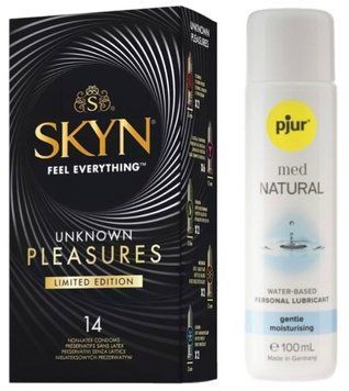 Набор Skyn ​​Unknown Pleasures 14 шт + pjur MED Natural Glide 100 мл SOS13395 фото