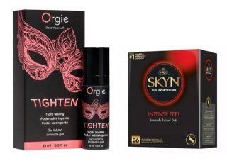 Гель для сужения Orgie &ndash; Tighten (15 мл)+   Набор Skyn Intense feel 36 штук SOS6743 фото