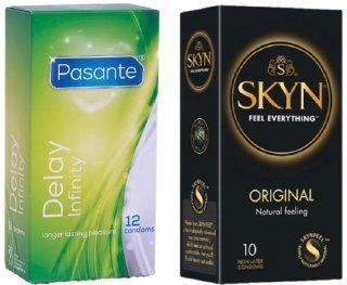 Набір з 10 шт SKYN Original + Pasante Infinity Delay, 12 шт  SOS8070 фото