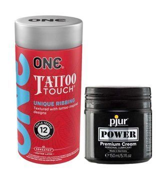 ONE Tattoo Touch Pack &mdash; 12 шт. + POWER Premium Cream 150 мл &nbsp;&nbsp;SOS6366 фото