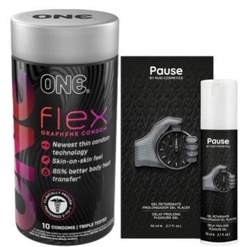 Набор из 10 шт ONE Flex графен + пролонгатор PAUSE, 50 мл Nuei SOS9306 фото