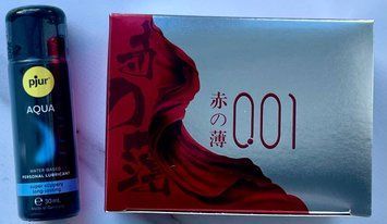 Комплект Olo Red Silver 10 штук + Лубрикант pjur Aqua (30 мл) SOS4079 фото