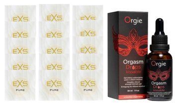 Комплект EXS Pure15 шт + Orgie Drops Apple & Cinnamon, 30 мл SOS14827 фото