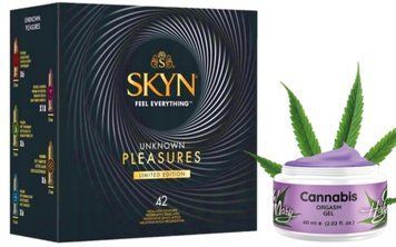 Набір з SKYN Pleasures (42 шт) + гель-стимулятор OH! HOLY MARY (60 мл) від Nuei  SOS10039 фото