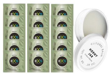 Комплект EXS Snug Fit 15 шт + Bijoux Indiscrets Horny Jar SOS14920 фото