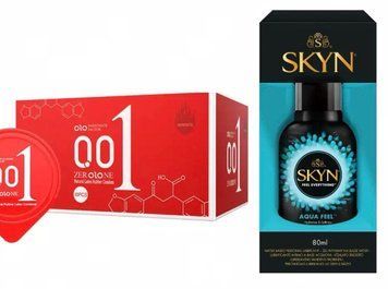 Набор: OLO возбуждающее 10 шт. + Лубрикант SKYN AQUA FEEL 80МЛ SOS11992 фото