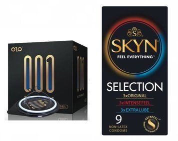 Набір : Skyn Selection 9 шт та Поліуретанові OLO 001 3 шт SOS149 фото