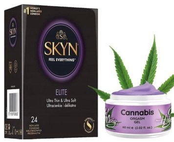 Набор из SKYN Elite (24 шт) + Гель для усиления оргазма OH! HOLY MARY (60 мл) от Nuei SOS10139 фото