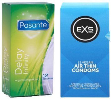 Набор с Pasante Infinity Delay, 12 шт + EXS Air Thin 12 шт SOS8147 фото