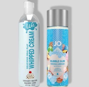 Wet Oral Play Whipped Cream (118 мл) + JO Candy Shop Bubblegum (60 мл) LB788 фото