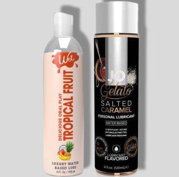 Wet Oral Play Tropical Explosion (118 мл) + JO GELATO Salted Caramel (120 мл) LB1031 фото