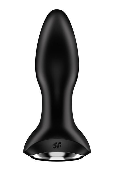 Анальная смарт-вибропробка с жемчужным массажем Satisfyer Rotator Plug 2+ Black SO6279 фото