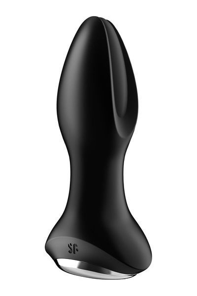 Анальная смарт-вибропробка с жемчужным массажем Satisfyer Rotator Plug 2+ Black SO6279 фото