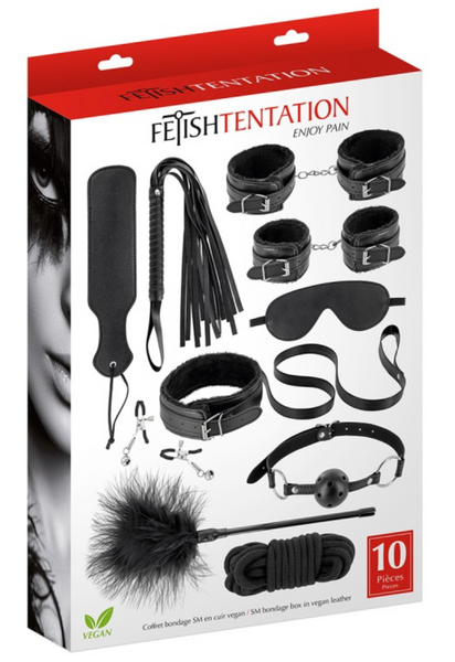 Набор БДСМ-аксессуаров Fetish Tentation BDSM Kit &ndash; 10 предметов для удовольствия SX1092 фото